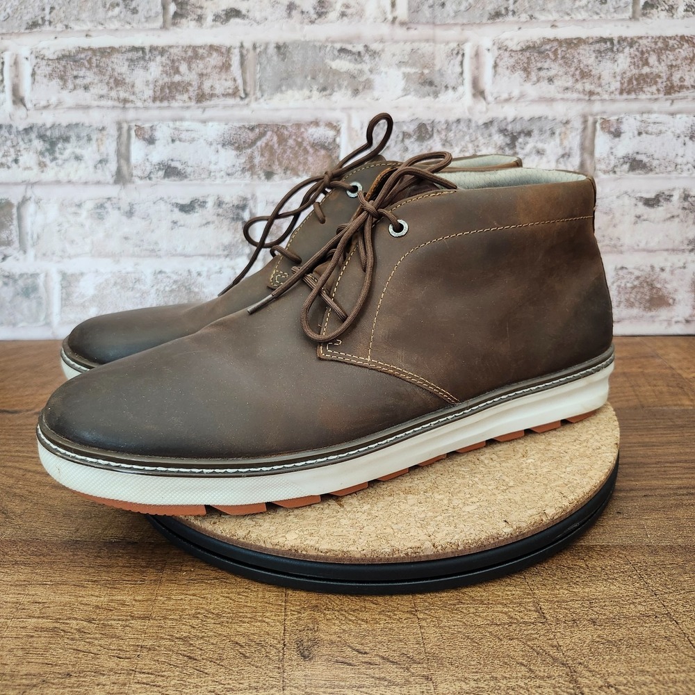 Johnston and Murphy Chukka Boots Mens Size 13M Casual Chukka Brown Leather